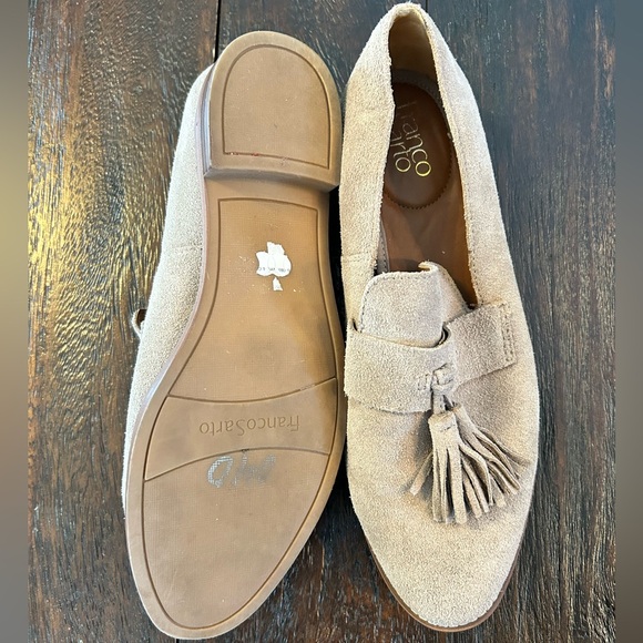 Franco Sarto Suede Tassel Loafers - Picture 3 of 5